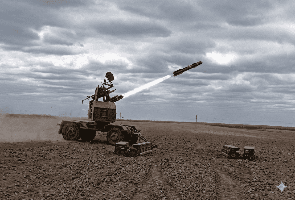 STASH air defense system. Screenshot from a video of the West Air Command, enhanced with Gemini