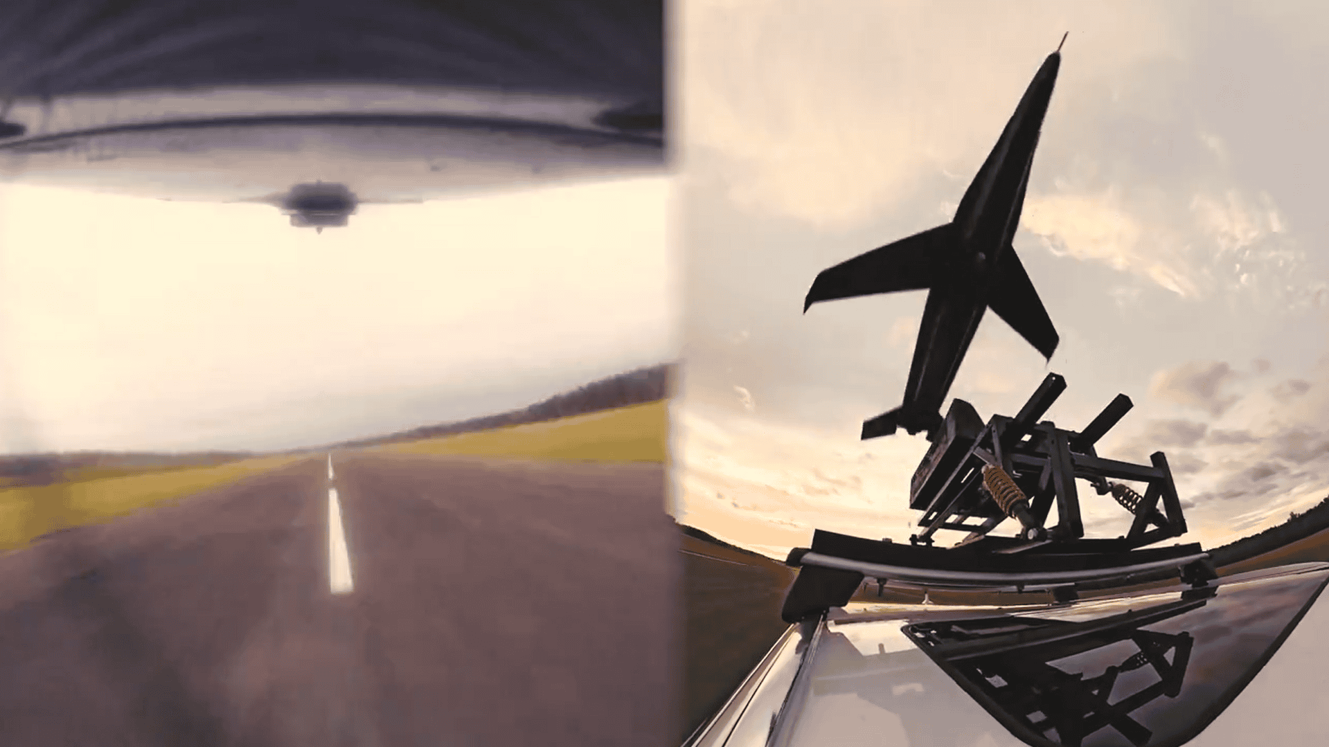 Launch of the MTJD-15 jet drone during testing. Screenshot from TKH video