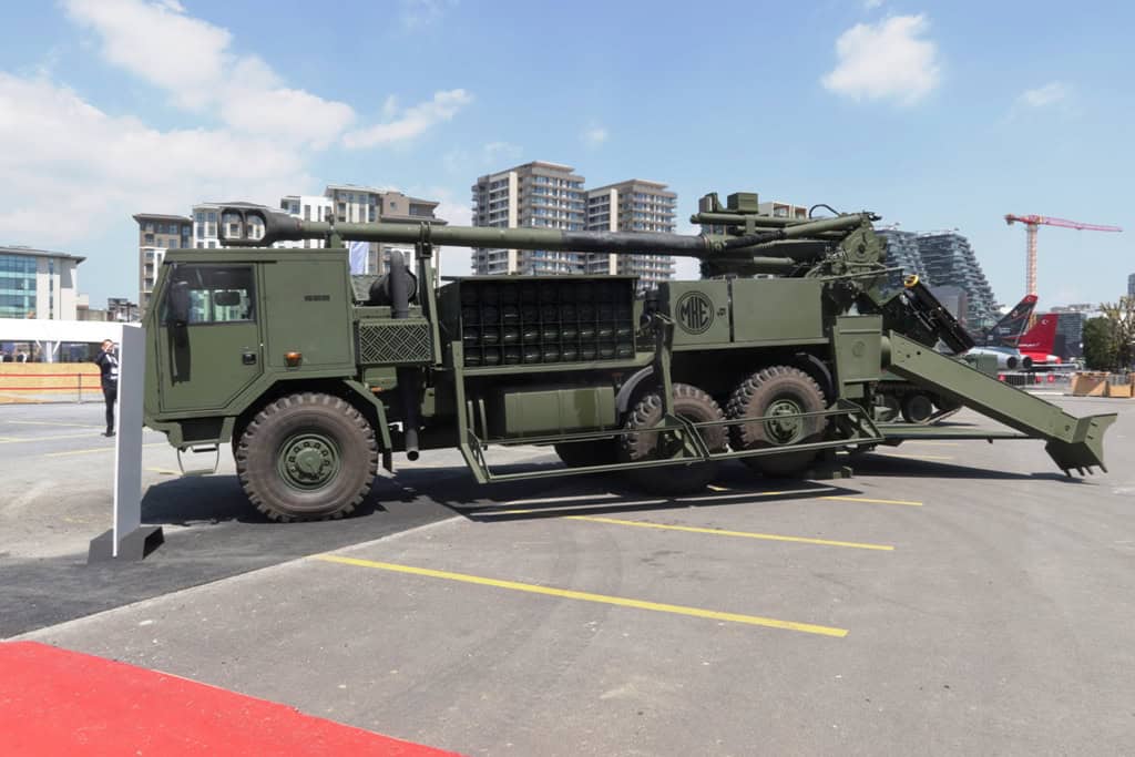 У Туреччині представили САУ Attila зі стволом від гаубиці T-155 Panter