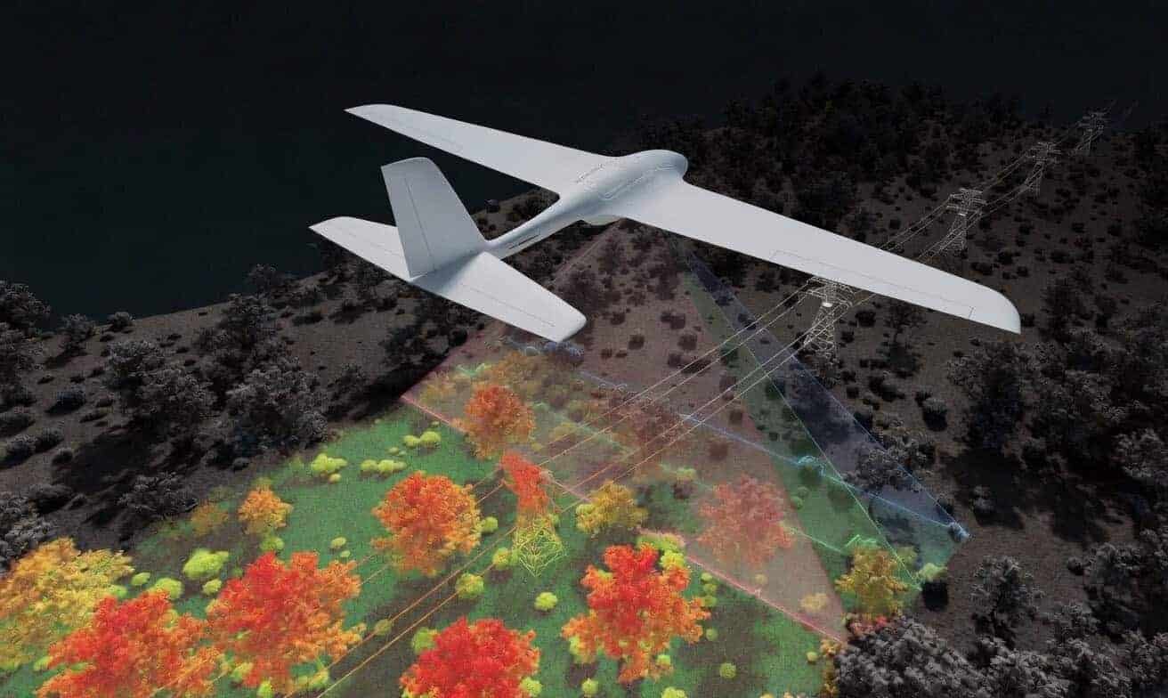 Illustration of a reconnaissance drone