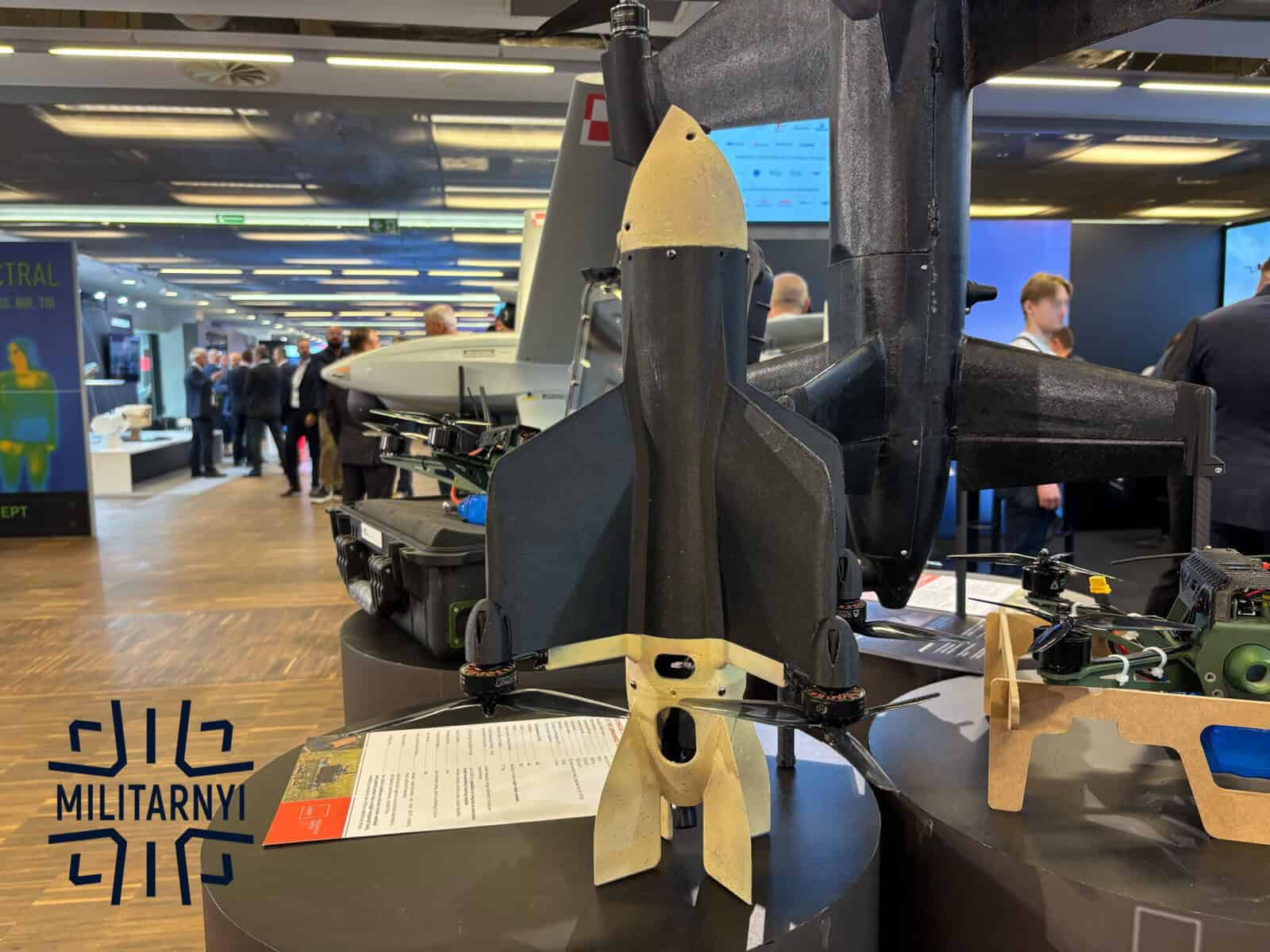 Vertex interceptor drone at the Defence24 Days exhibition. May 2026. Photo credits: Militarnyi