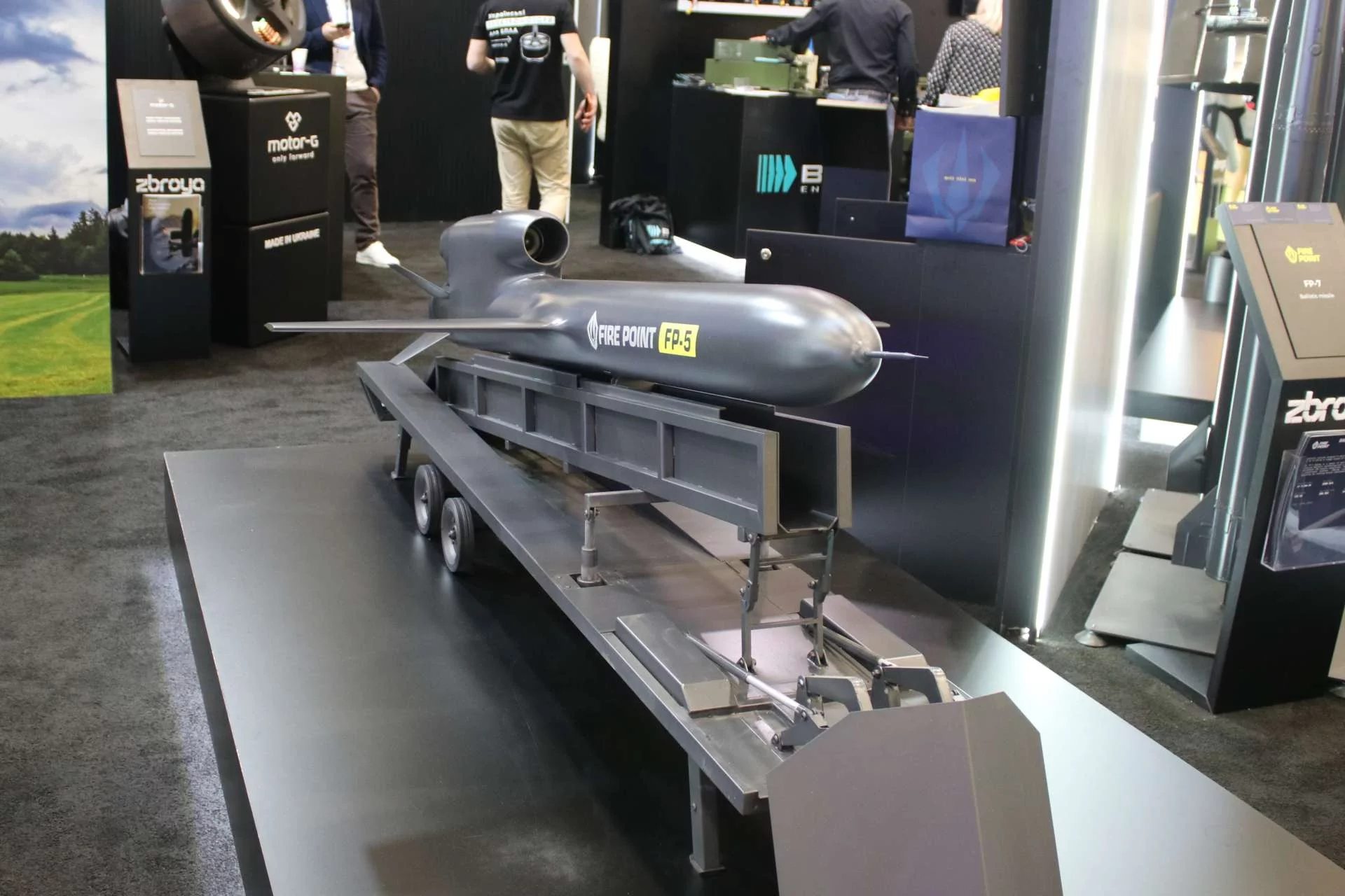 FP-5 Flamingo Cruise Missile Demonstrated at Exhibition in Turkey