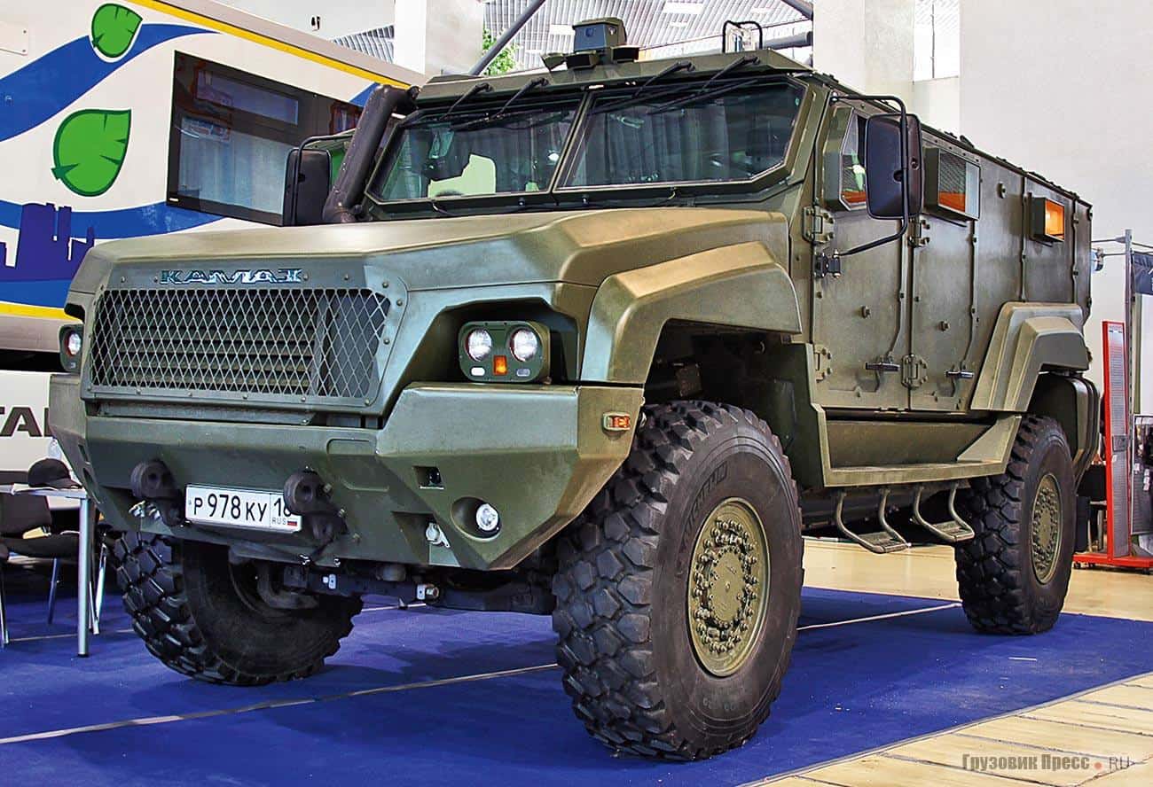 Illustrative photo of armored vehicles manufactured by KAMAZ. Photo credits: Russian media