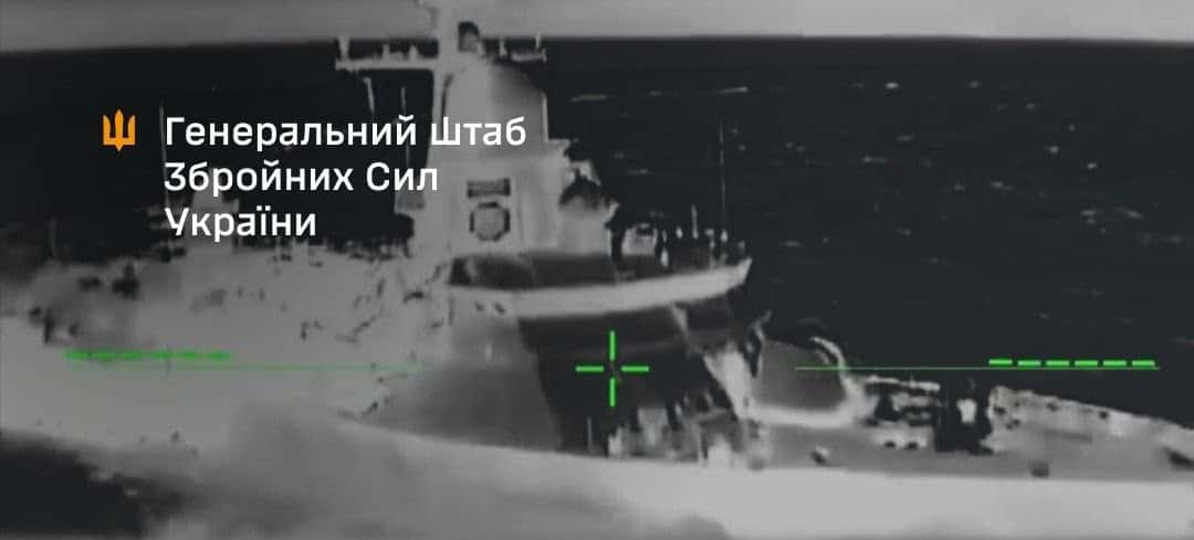 Українські дрони уразили носій ракет «Калибр» у Каспійському морі