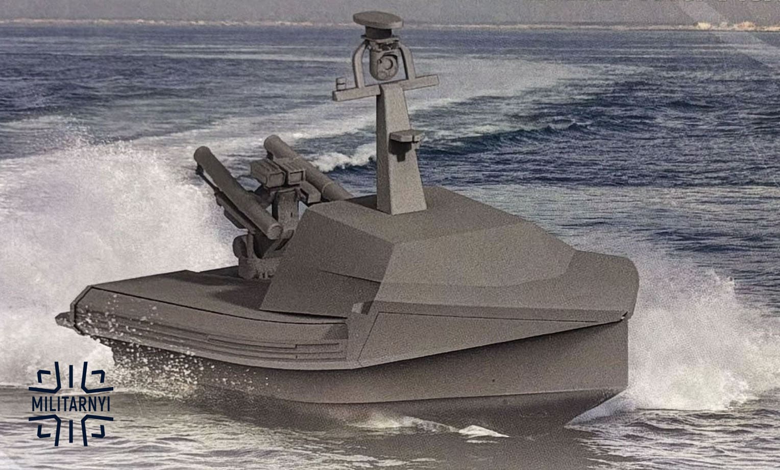 Безекіпажний катер USV-MXV-1 компанії Telesystems та Revobeam на виставці Defence24 Days. Травень 2026. Джерело: Мілітарний