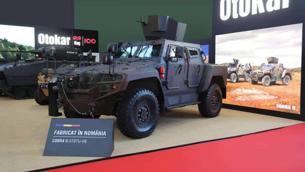 Romania Presents First Locally Produced Cobra II Armored Vehicle