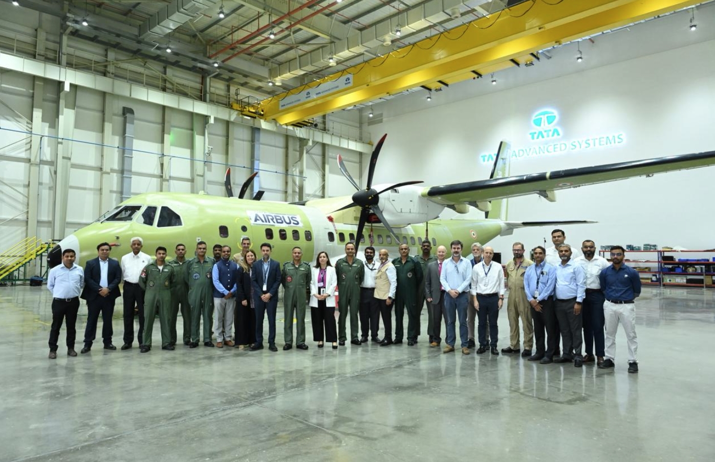 В Індії зібрали перший літак C-295 для армії