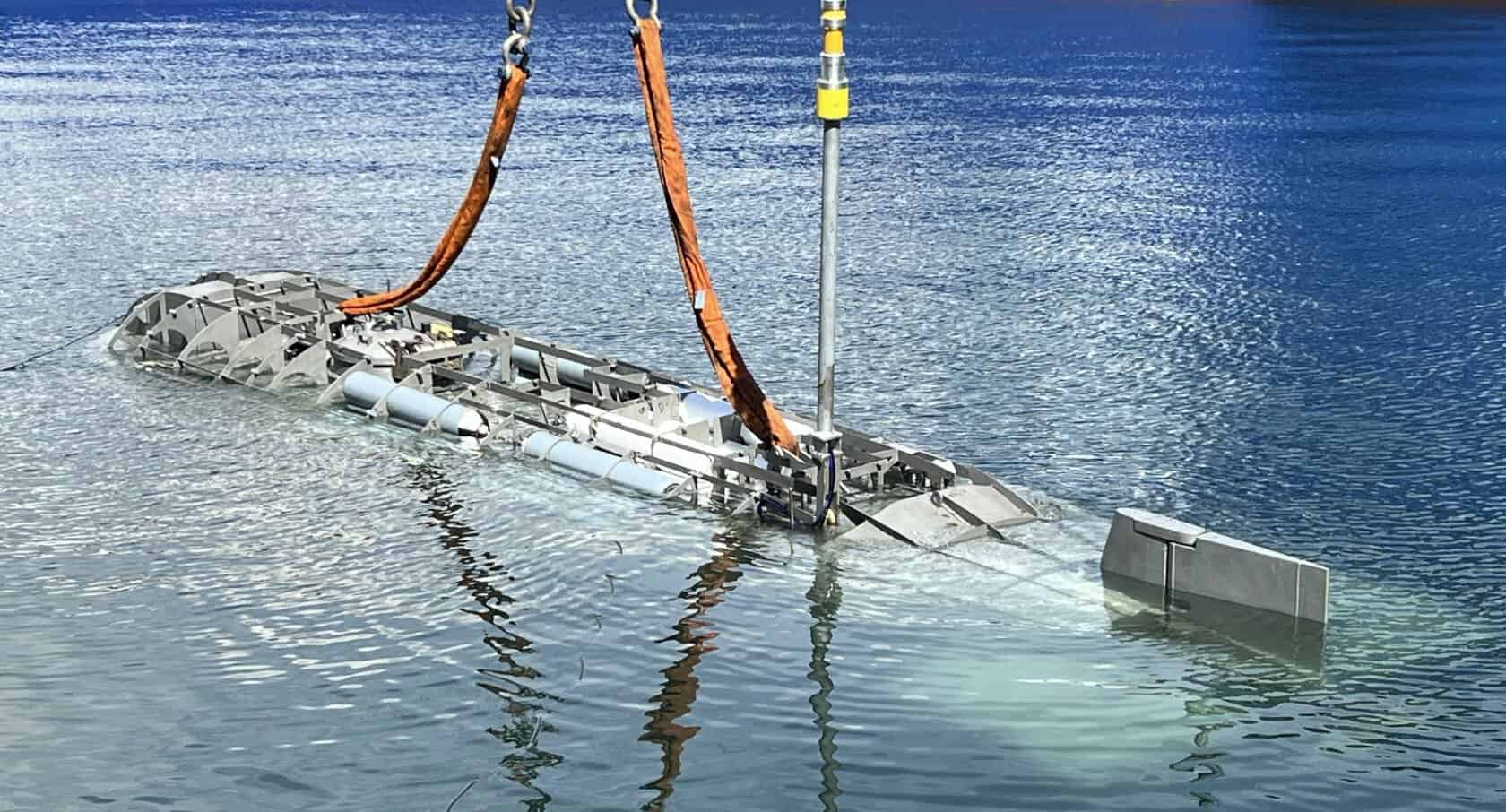 The Turkish CAMD mini-submarine during testing. April 2026. Source: DATUM Submarine Technologies