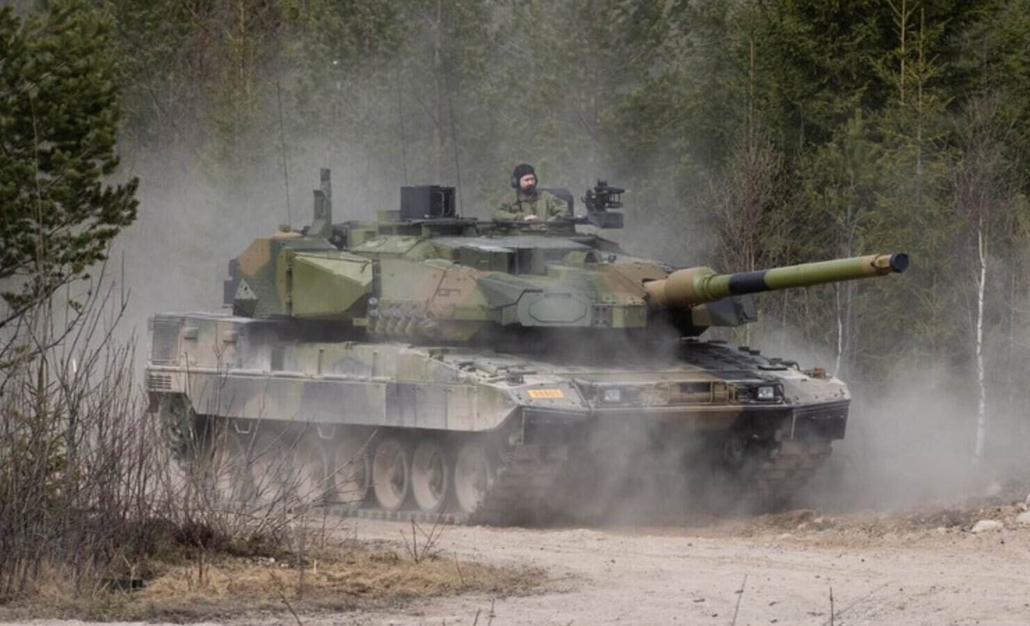 A Leopard 2A8NO tank of the Norwegian Army. April 2026. Source: KNDS