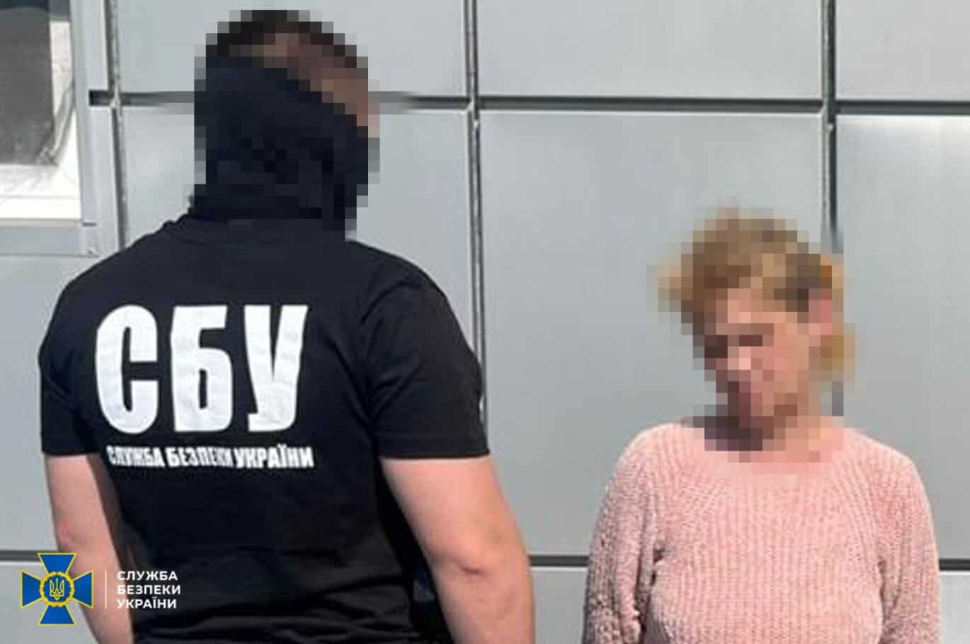 The detention of the woman in Lyman in May 2026 for hiding a Russian soldier in her home. Source: Security Service of Ukraine.