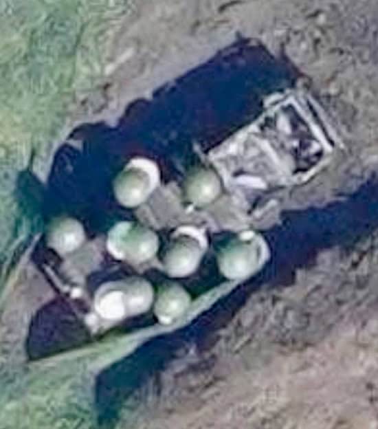 Radomes of the Volna-Kupol-Garant EW system. Photo credits: Serhiy Flash