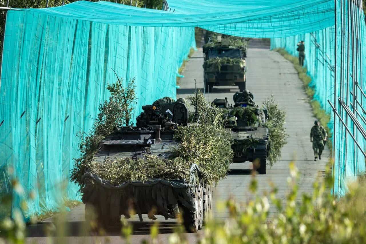 Anti-drone tunnel during the Fighter Lion exercise in Germany. June 2026. Photo credits: www.ed.nl