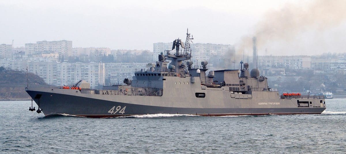Russian Frigate Admiral Grigorovich Fires Warning Shots at British Yacht in the English Channel