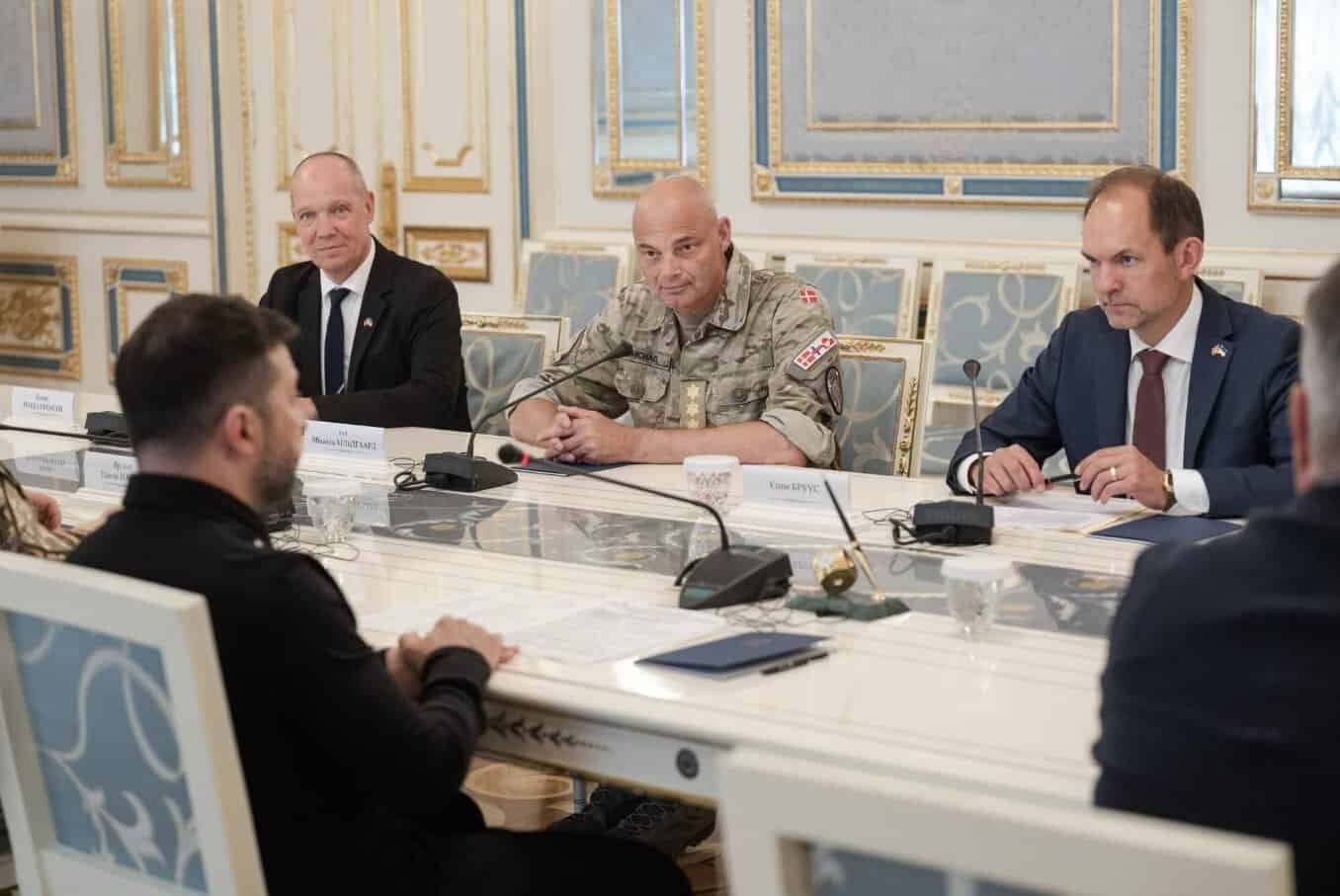 Представники Данії на зустрічі з Президентом України 30 червня 2026 року. Фото: Міноборони Данії