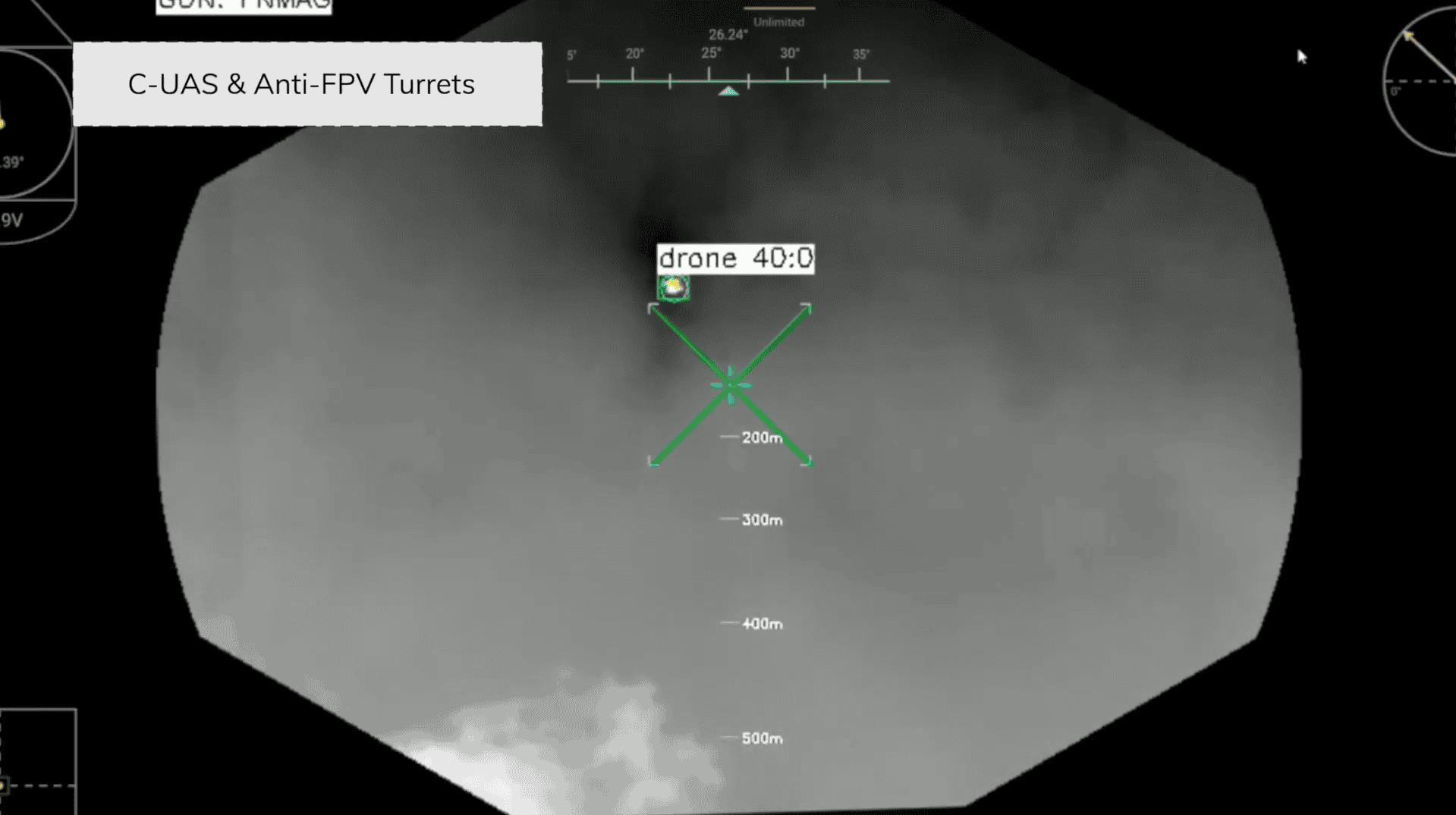A drone detected by an Oko Pro thermal camera. Screenshot from Oko Camera’s video