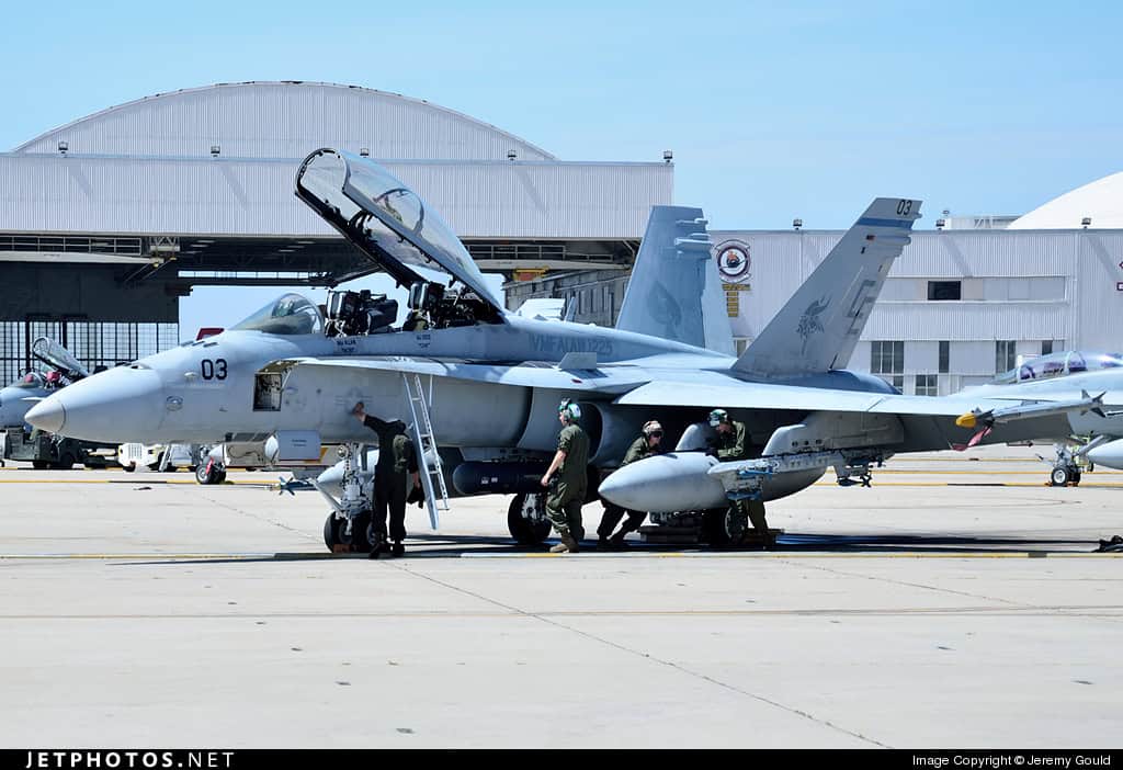 У США розбився винищувач F/A-18D Hornet авіації Корпусу морської піхоти