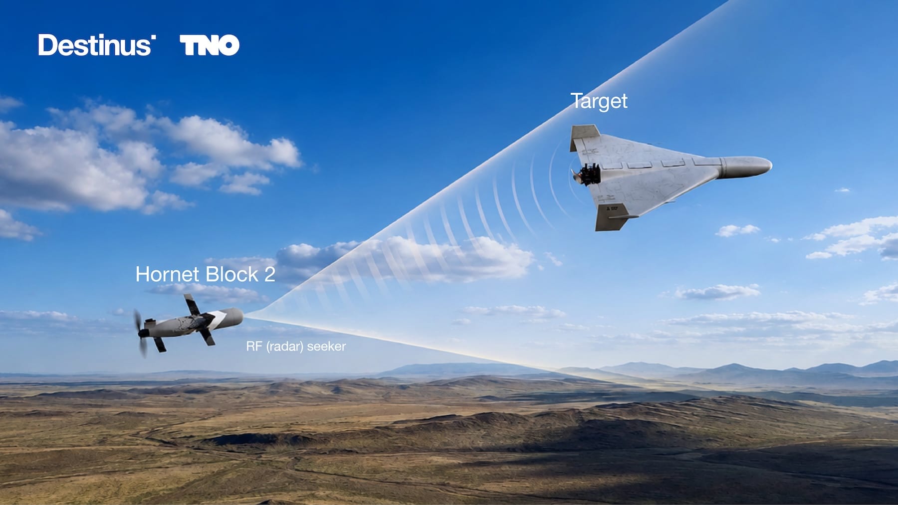 TNO розробить головку самонаведення для перехоплювача Hornet від Destinus