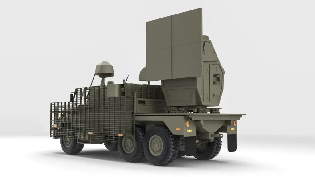 Нова конфігурація Rapid Destroyer з чотрима антенами. Ілюстрація Thales