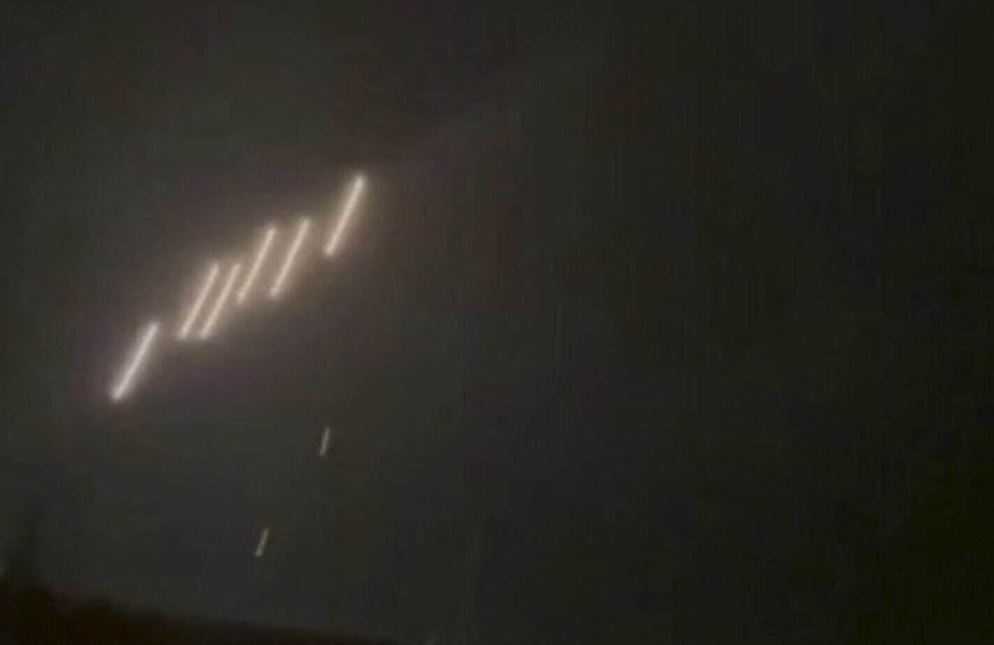 Submunitions from the Oreshnik missile, recorded during the strike on Bila Tserkva on May 24, 2026. Photo credits: LUFTLAGE analysis