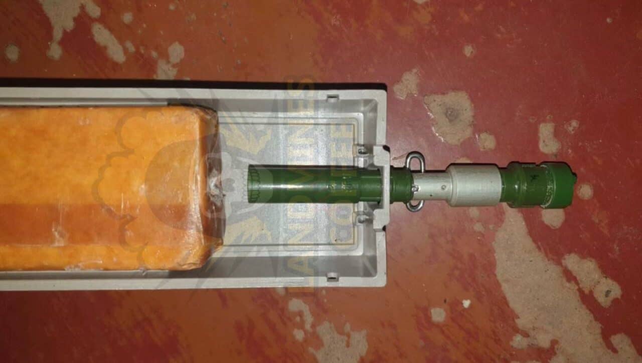 The updated PMD-6 in a plastic casing. Photo credits: Landmines, Coffee, and Sandwiches