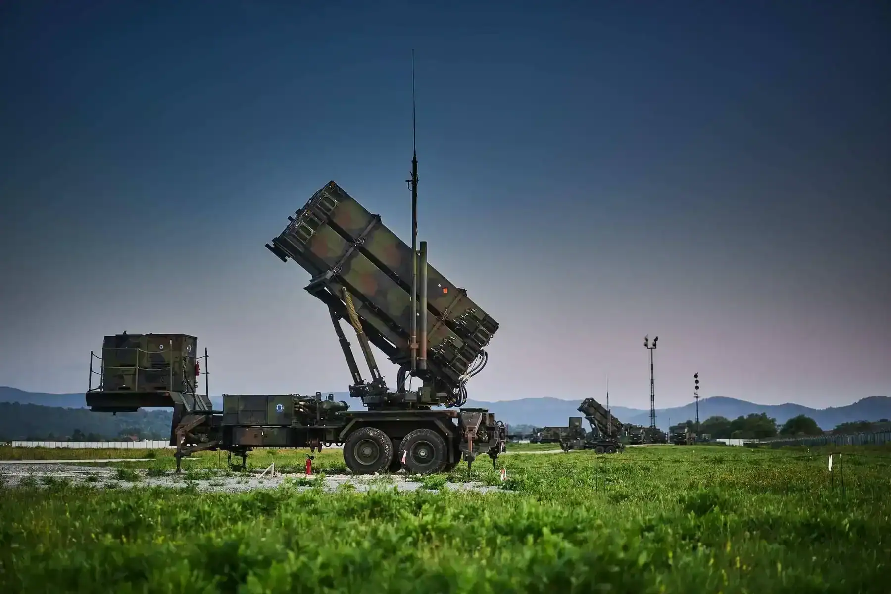Patriot air defense system launchers of the Dutch Armed Forces. Photo credits: Ministry of Defense of the Netherlands
