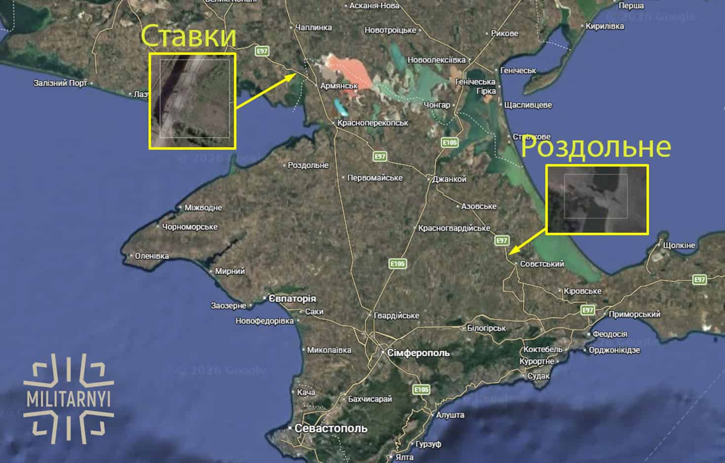Розбиті мости на мапі. Малюнок: Мілітарний
