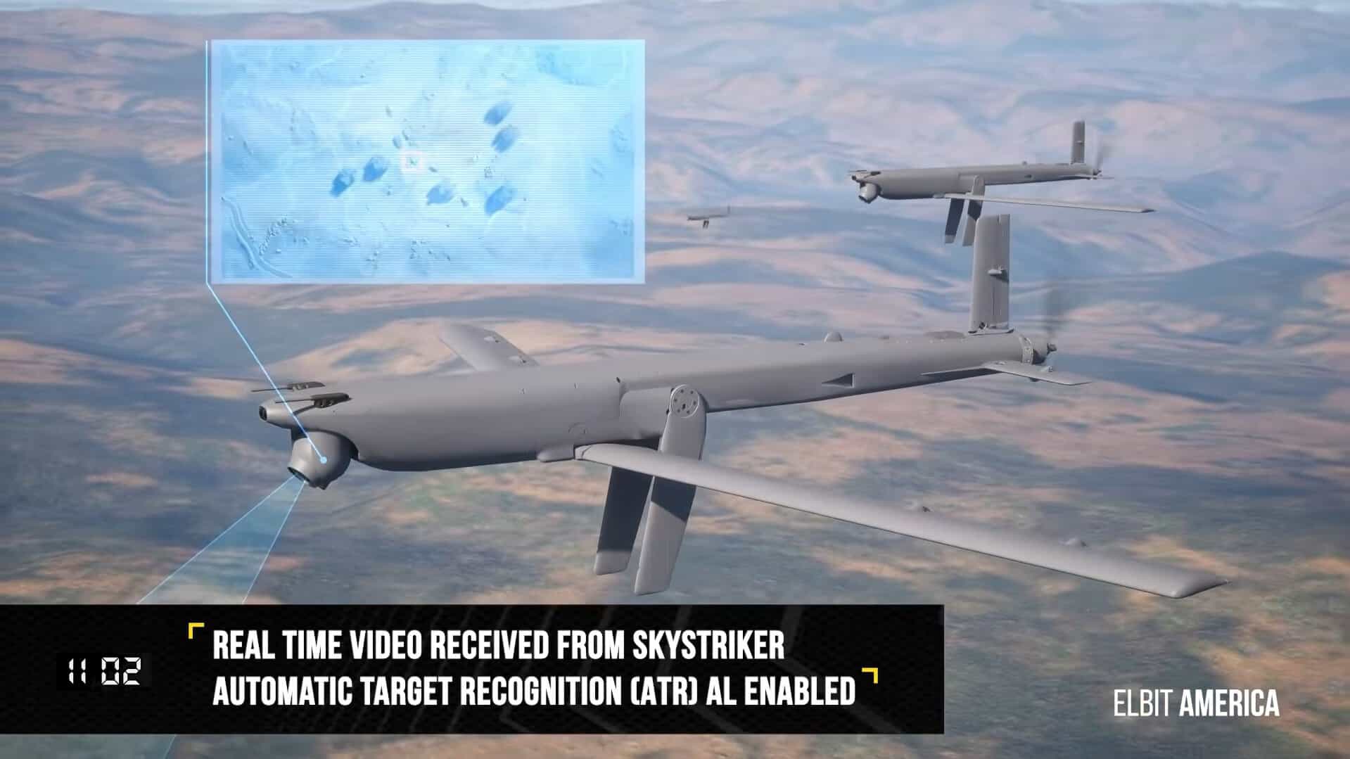 SkyStriker drone. Illustration: Elbit Systems