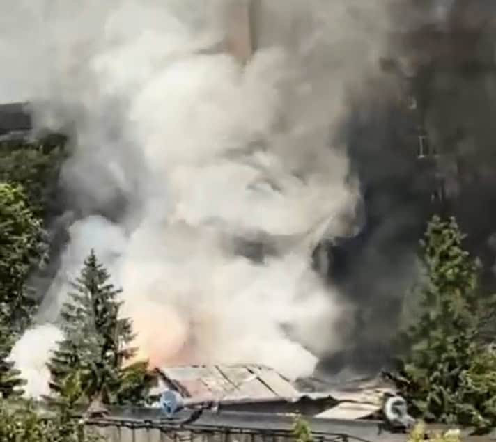 Arms Factory in Russian Tula City Engulfed in Fire