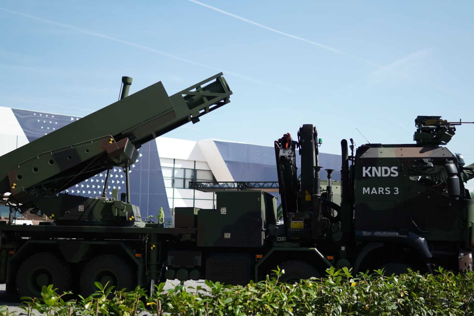 The MARS 3 rocket system during a demonstration at the Eurosatory 2026 exhibition. Photo credits: Militarnyi
