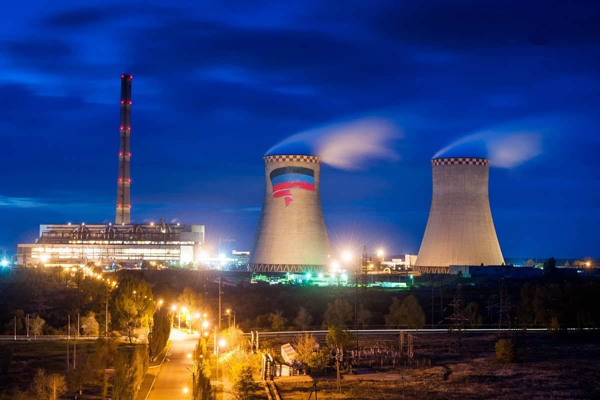 Drones Strike Zuivska Thermal Power Plant in Occupied Donetsk Region