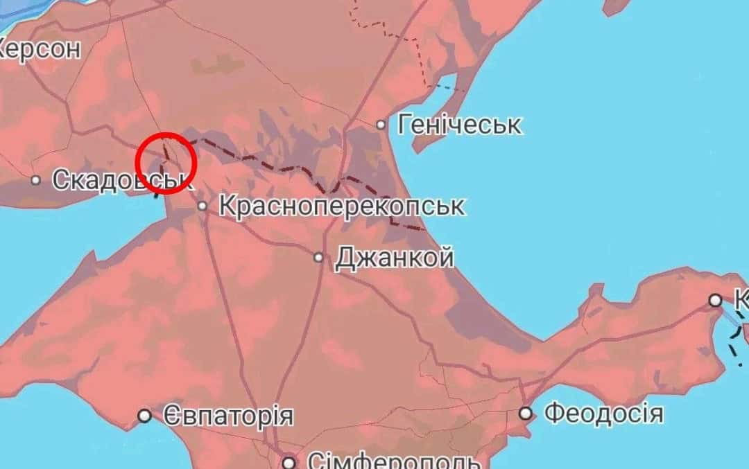 Росіяни обладнали дві понтонні переправи біля Армянська
