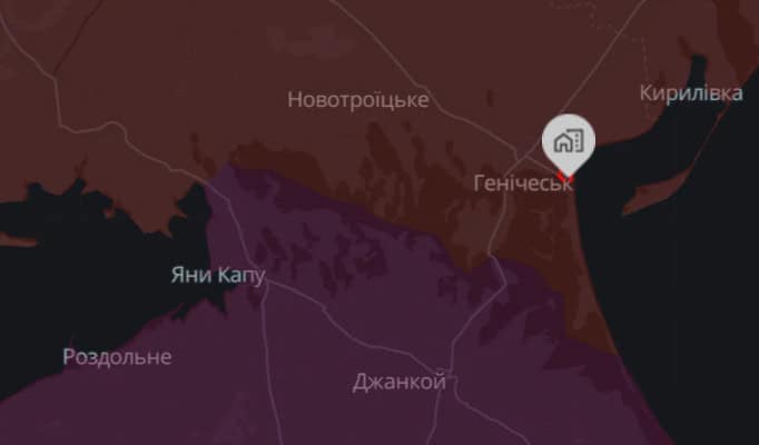 Ukrainian Forces Struck Henichesk Bridge, Pantsir System, and Drone Command Posts
