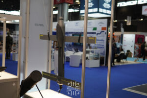 The German Cascade kamikaze drone at the Eurosatory exhibition. June 17, 2026. Photo credits: Militarnyi