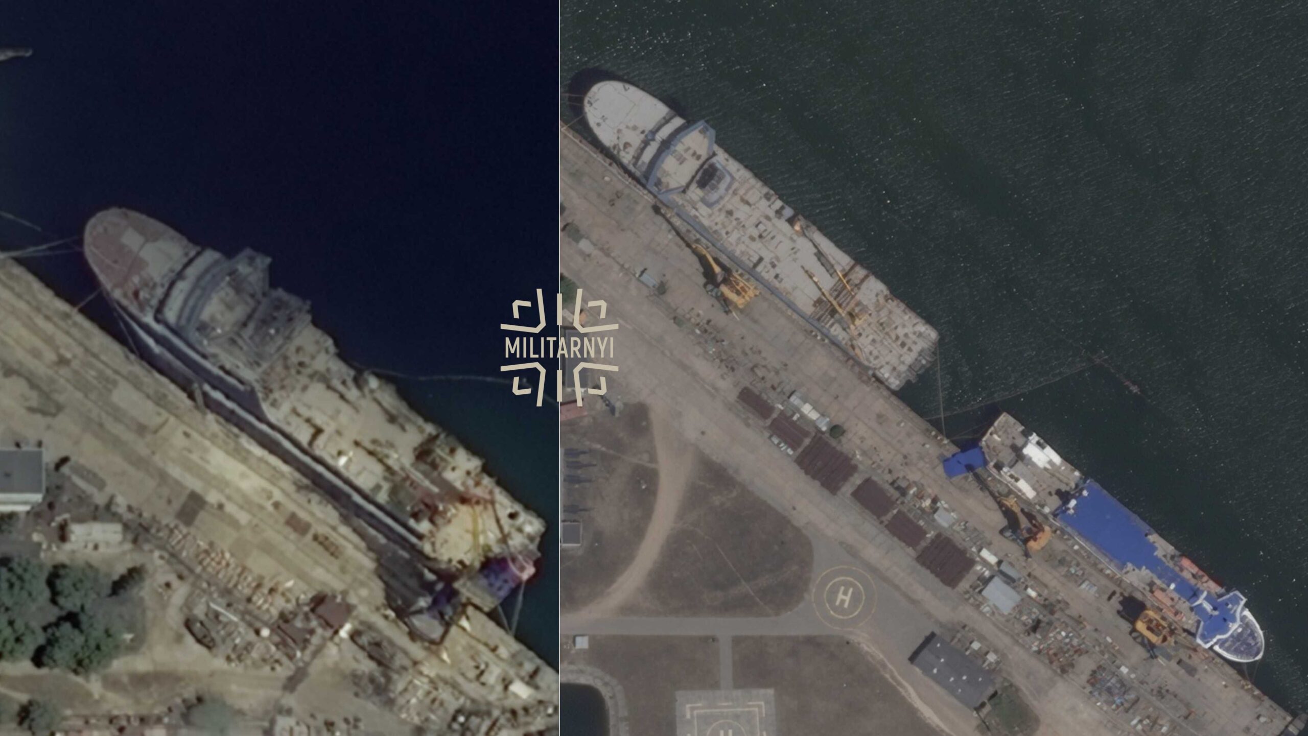 Дрони СБУ уразили кабельні судна «Волга» і «Вятка» ВМФ РФ та пором «Петропавловск» у Керчі