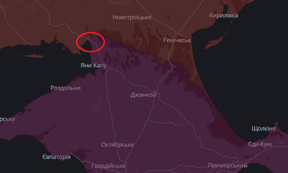 Росіяни обладнали дві понтонні переправи біля Армянська