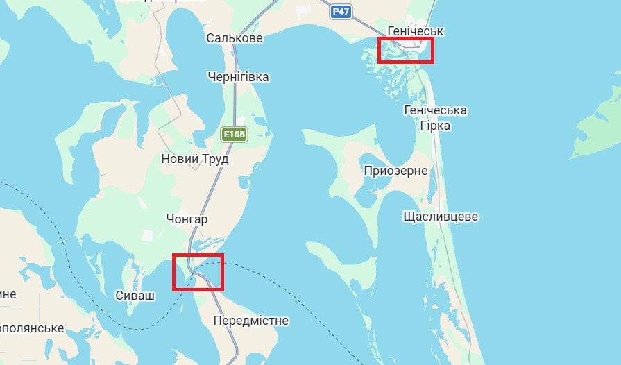 Сили оборони уразили мости біля Чонгара та Генічеська