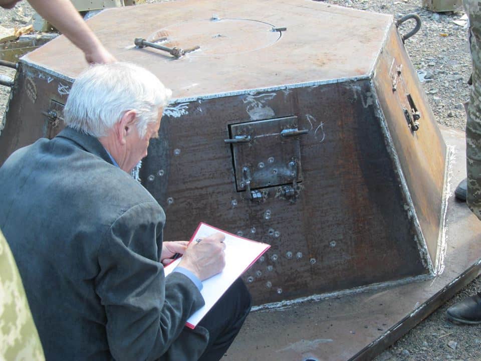 Бронекапсула МВС-2 на випробуваннях. 2015 рік. Фото опубліковане ZN.UA