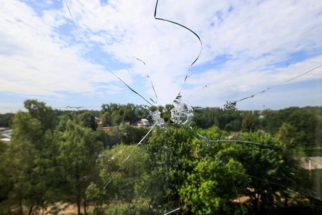 Consequences of the strike on the arsenal of the 1060th Logistics Support Center in Bolshaya Izhora. Photo credits: Russian media