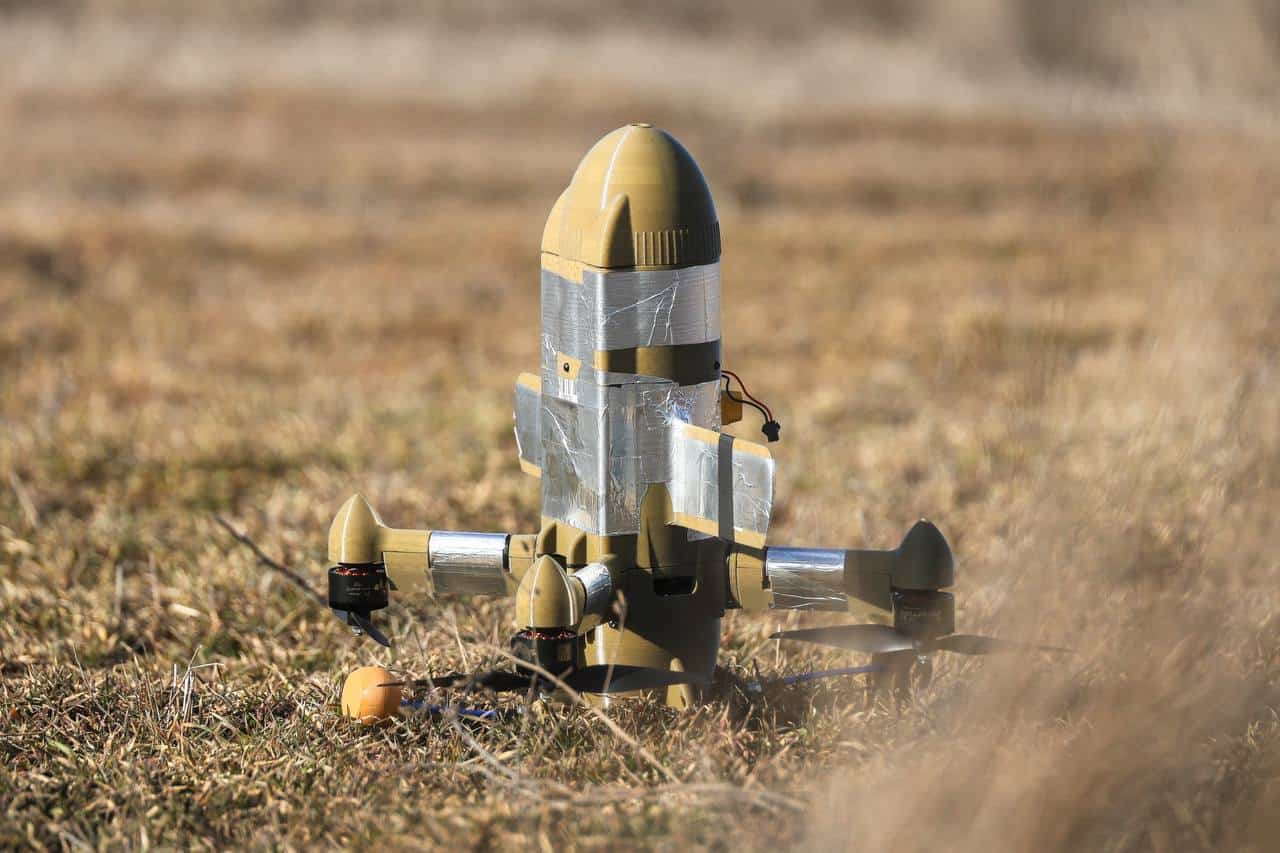 Why Are Interceptor Drones Covered in Tape and Foil?