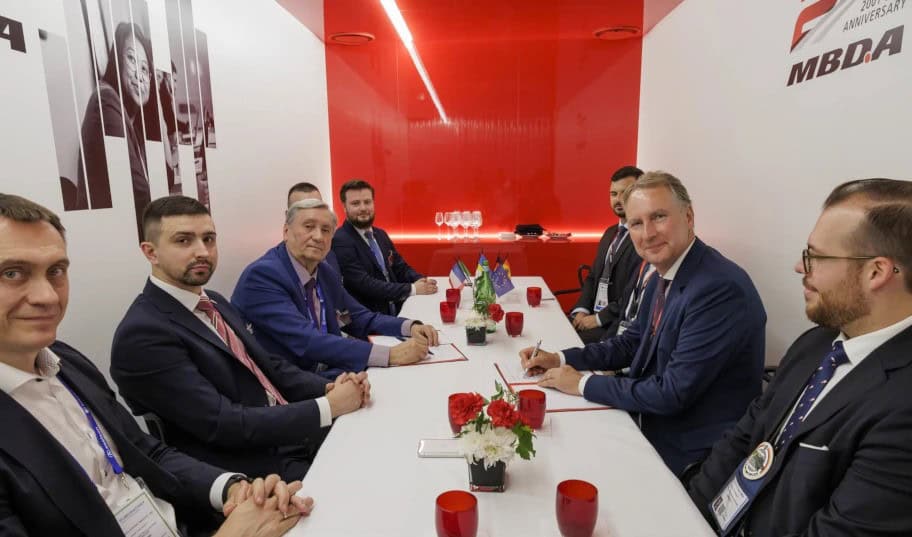Representatives of Ukraine and MBDA, June 2026. Photo credits: MBDA