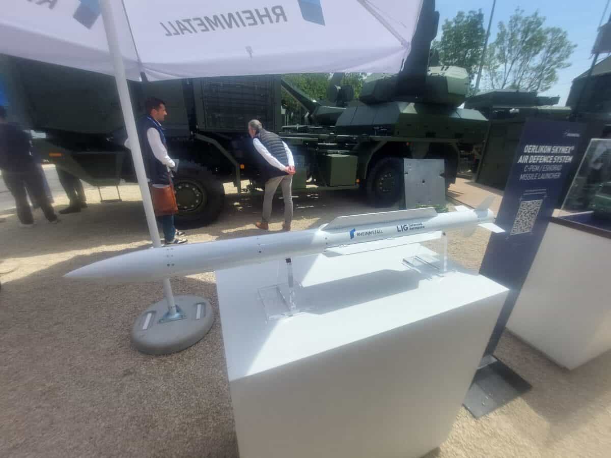 Зенітну ракету проти КАБ для комплексу Skynex створять Rheinmetall та південнокорейська LIG