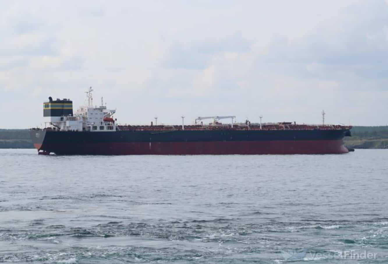 Russia’s Shadow Fleet Tanker FINA A Hit in the Black Sea