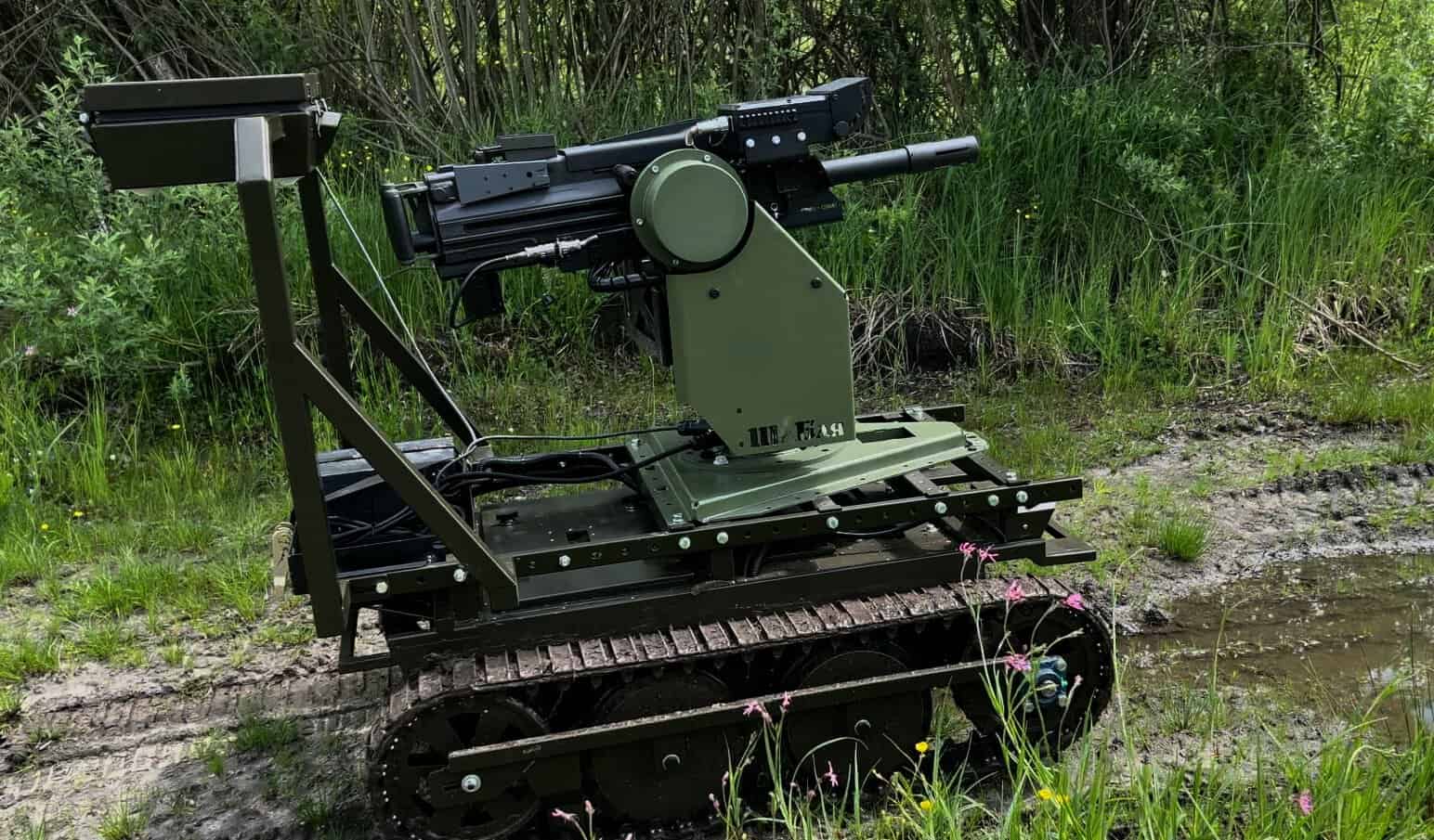 ROBONEERS Converted Ukrainian Volya-E UGV Into Combat Platform