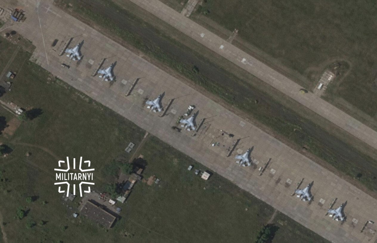 Russia Concentrated Seven Su-35 Fighters at Borisoglebsk Air Base Before Drone Strike