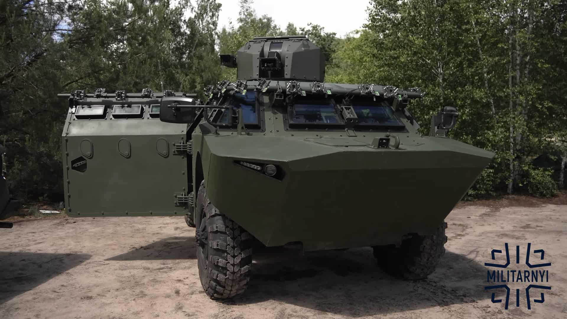 Ukraine Develops Unmanned BRDM-2M with Active Protection System Against Drones