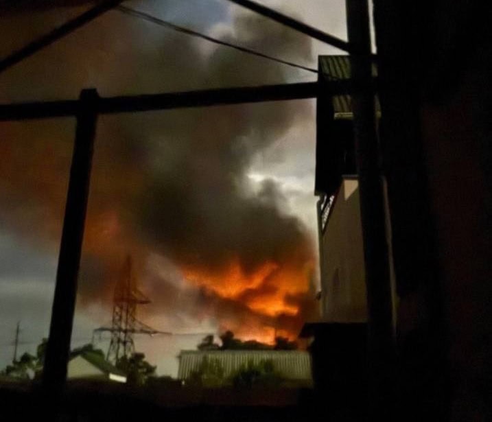 Two Power Substations Catch Fire in Crimea After Drone Attack