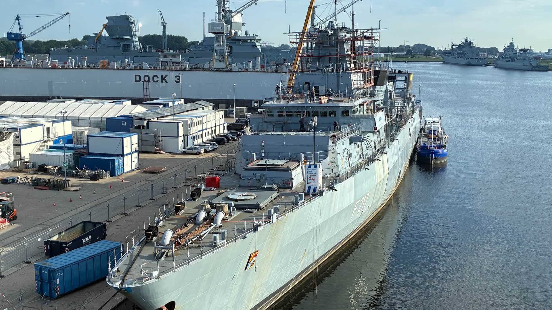 Rheinmetall To Help German Navy Keep Its Older F123-Class Frigates in Service Until 2035
