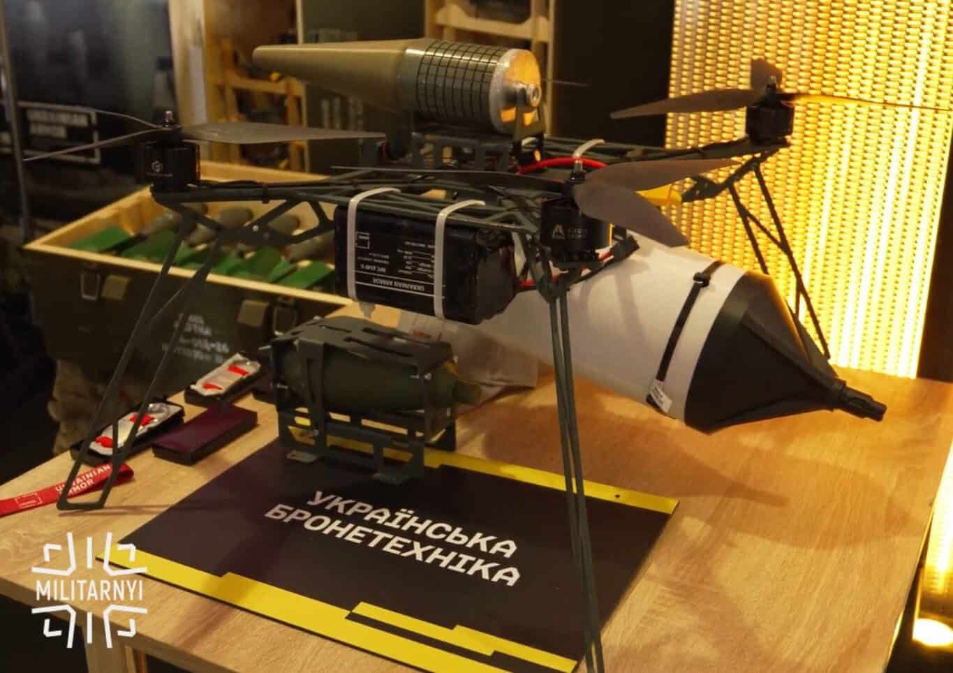Ukrainian Armor Developed FPV Drone With Penetrating Warhead for Military