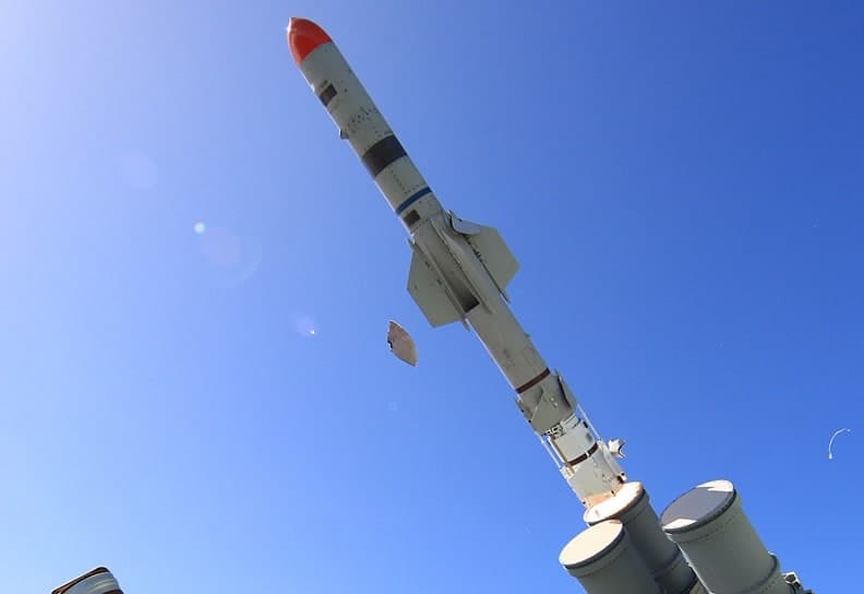 Harpoon Block II anti-ship missile. Photo credits: navy.gov.au