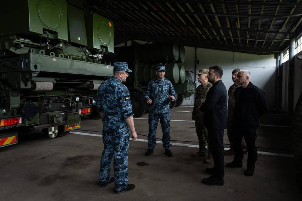 Sailors Showed Zelenskyy an NSM Missile System Previously Undisclosed